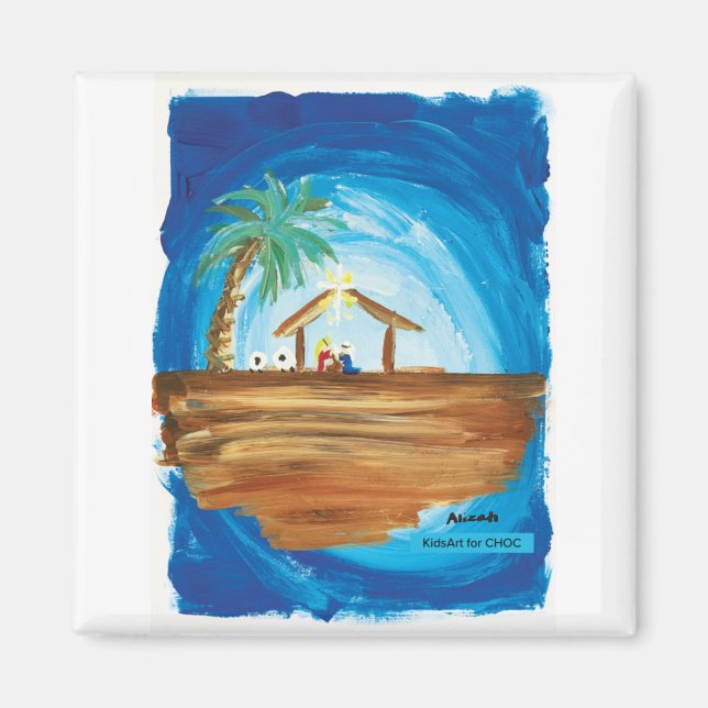 KidsArt för Choc - Fred på jorden Magnet (Framsidan)