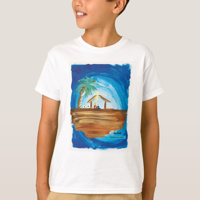 KidsArt för Choc - Fred på jorden  T Shirt (Framsida)