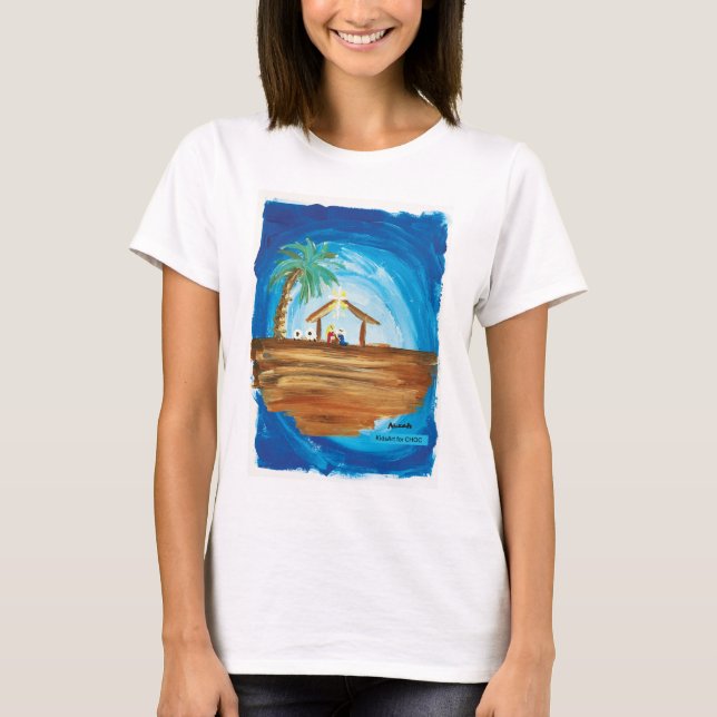 KidsArt för Choc - Fred på jorden  T Shirt (Framsida)