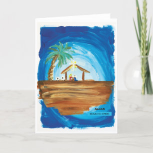 KidsArt för CHOC - Fred på jorden Tack Kort