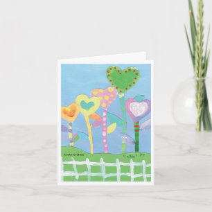 KidsArt för CHOC - Hjärtkort Kort