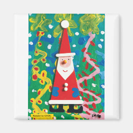 KidsArt för CHOC - Santa's Winter Wonderland Magnet