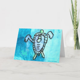 KidsArt för CHOC - Sea Turtle Anteckningskort