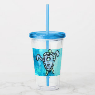 KidsArt för CHOC - Sea Turtle Take Away Mugg