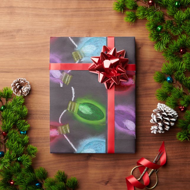 KidsArt för CHOC - Shine Bright jul Ljus Presentpapper (Julgåva)