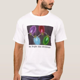 KidsArt för CHOC - Shine Bright jul Ljus T Shirt