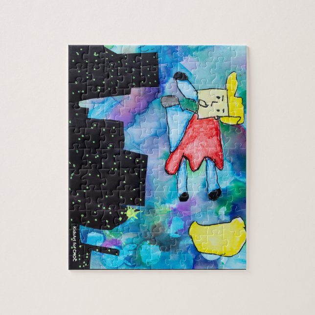 KidsArt för CHOC - Toppen Hero Pussel (Vertikal)