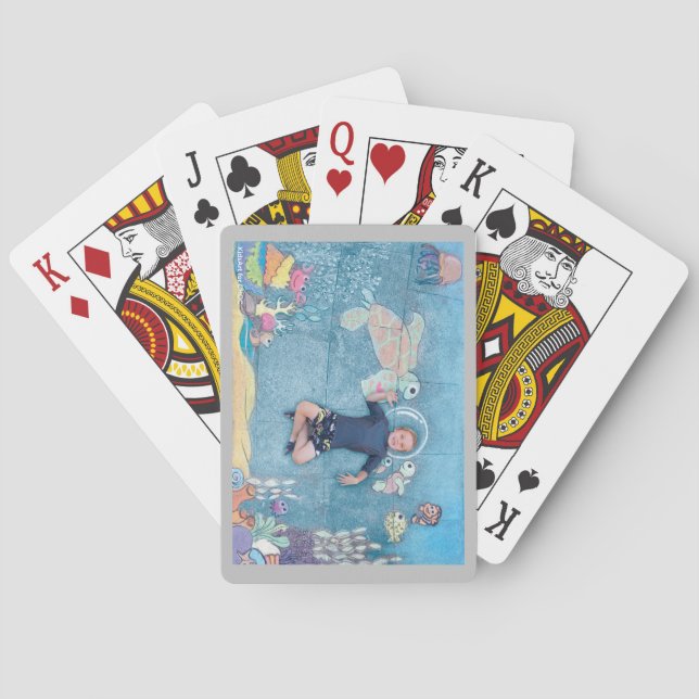 KidsArt för CHOC - Undervattensutforskaren Casinokort (Baksidan)