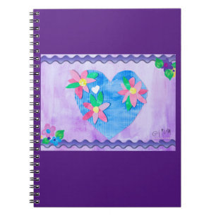 Kidsart för CHOC - Vårtid Heart Anteckningsbok