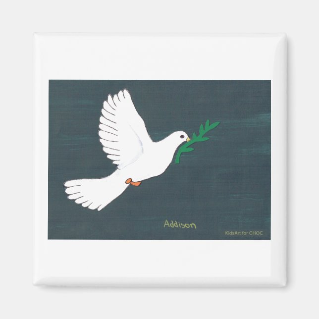 KidsArt för val - Dove Magnet (Framsidan)