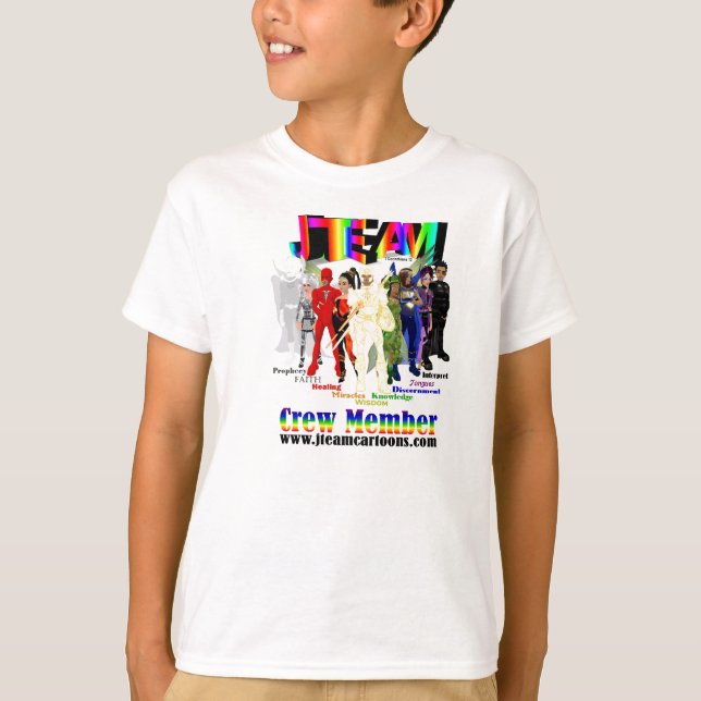 KidsCrewMemberJTeamTeeShirt Tröja (Framsida)