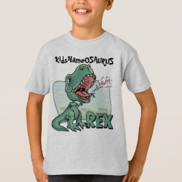 KidsNameOSAURUS Rex redigerar med ditt barnnamn! Tee