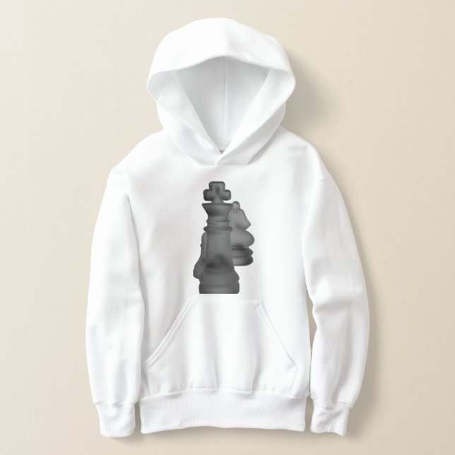 Kids'Pullover Hoodie Chess T Shirt (Laydown)
