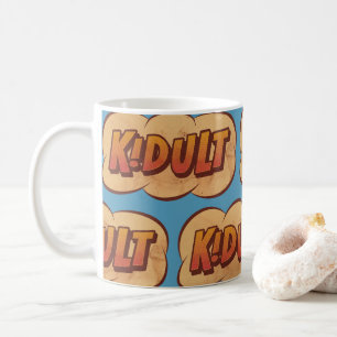 KIDULT - En vuxen som är barn i hjärtat - Tecknad Kaffemugg
