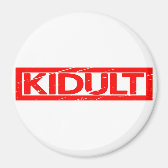Kidult Frimärke Magnet (Framsidan)
