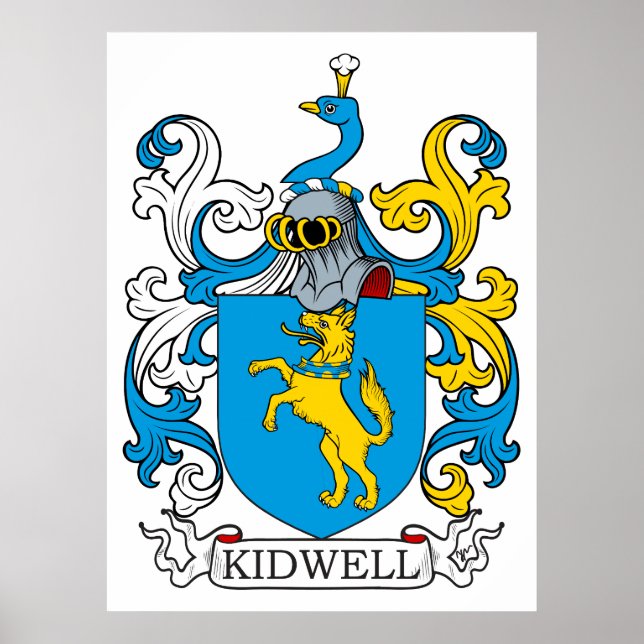 Kidwell Family Crest Poster (Framsidan)