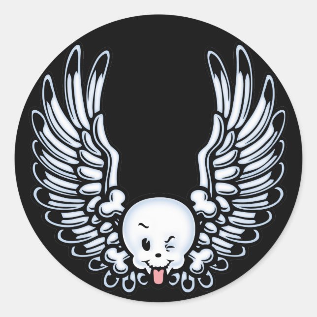 Kidwing Runt Klistermärke (Framsida)