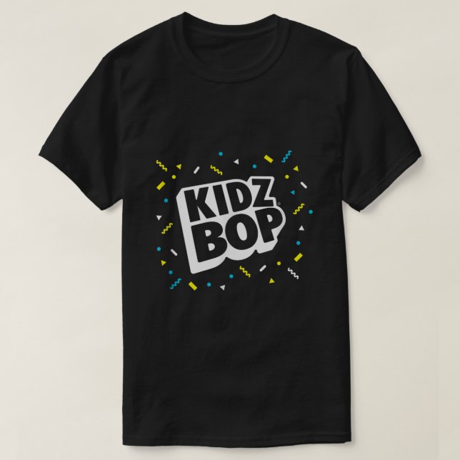 KIDZ BOP Confetti Logotyp T Shirt (Design framsida)