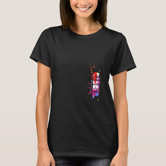 Kiel Lettering Watercolor Kiel T Shirt (Framsida)
