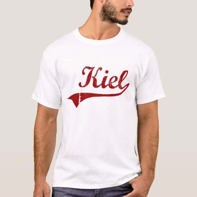 Kiel Wisconsin klassikerdesign Tee Shirt (Framsida)