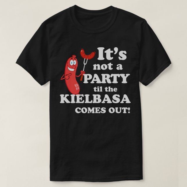 Kielbasa party t shirt (Design framsida)