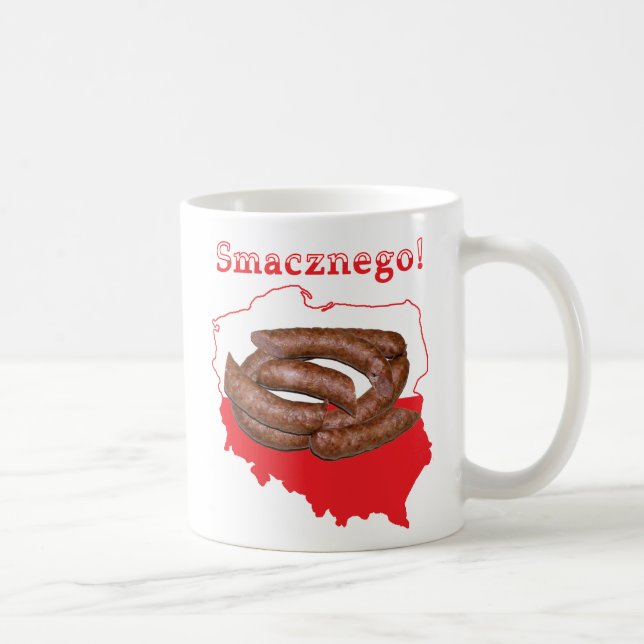 Kielbasa Smacznego polska Karta Kaffemugg (Höger)