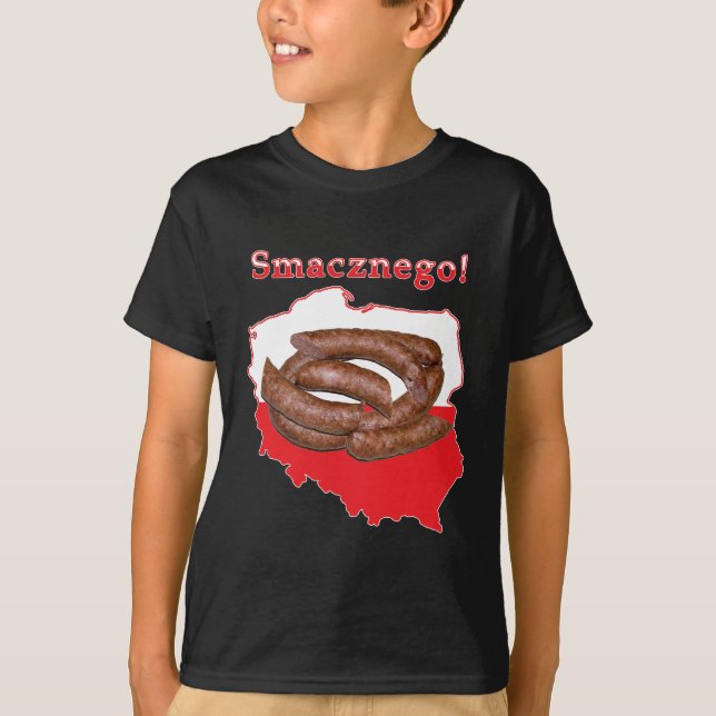 Kielbasa Smacznego polska Karta Tröja (Framsida)