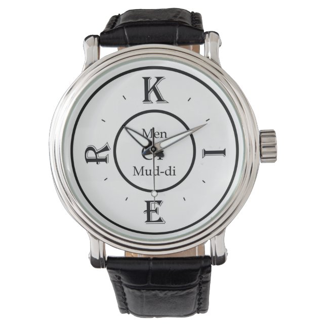 Kier Bra Leather Watch Armbandsur (Framsida)
