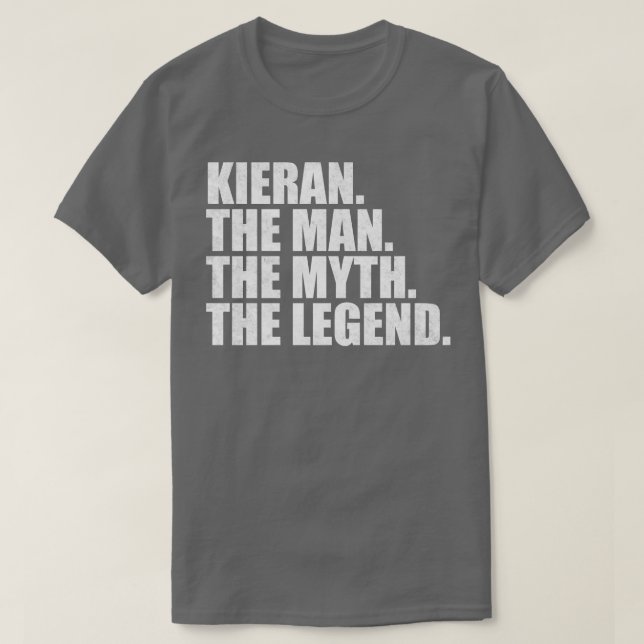 Kieran Kieran Namn Kieran som ges namn T Shirt (Design framsida)