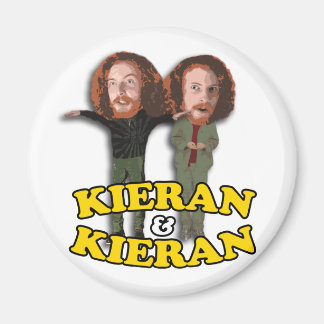 Kieran och Kieran Button Magnet