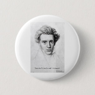 Kierkegaard "Älska Dig Själv" Kärlekspresenter Etc Knapp
