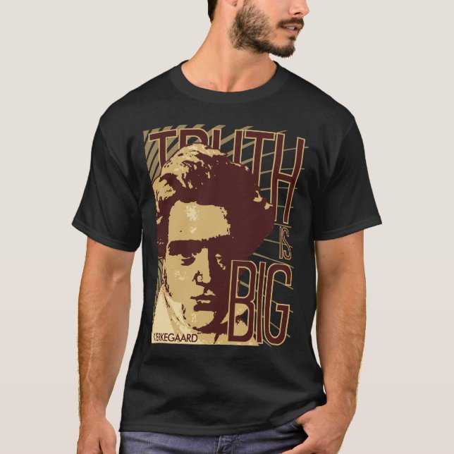Kierkegaard -- Sanning Tee Shirt (Framsida)
