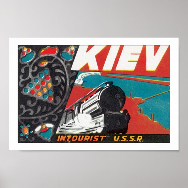 Kiev - Inturi Sovjetunionen Poster (Framsidan)