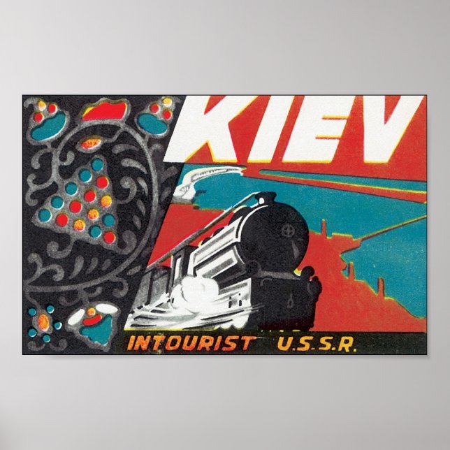 Kiev Inturi USSR Poster (Framsidan)