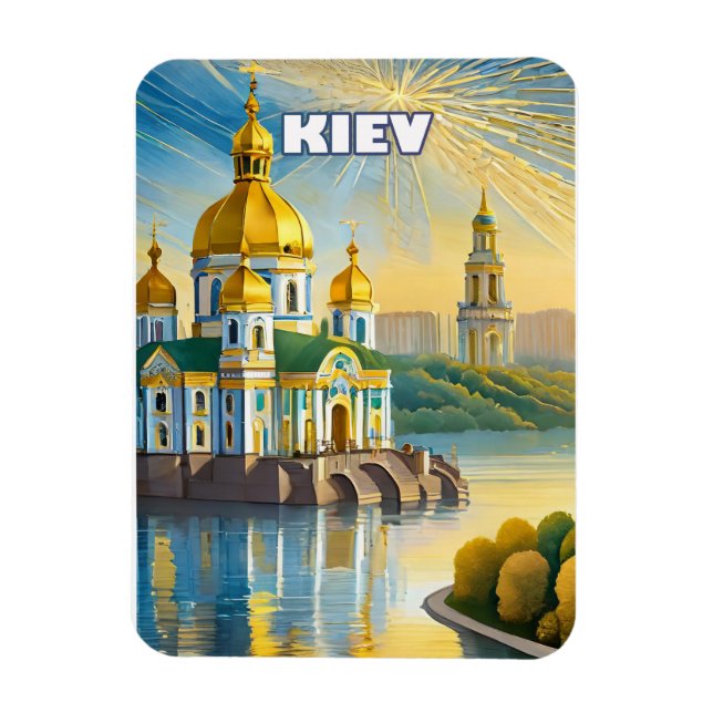 Kiev, Les collines verdoyantes Magnet (Vertikal)
