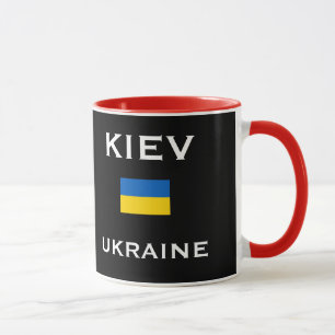 Kiev Ukraina beställnings- mugg