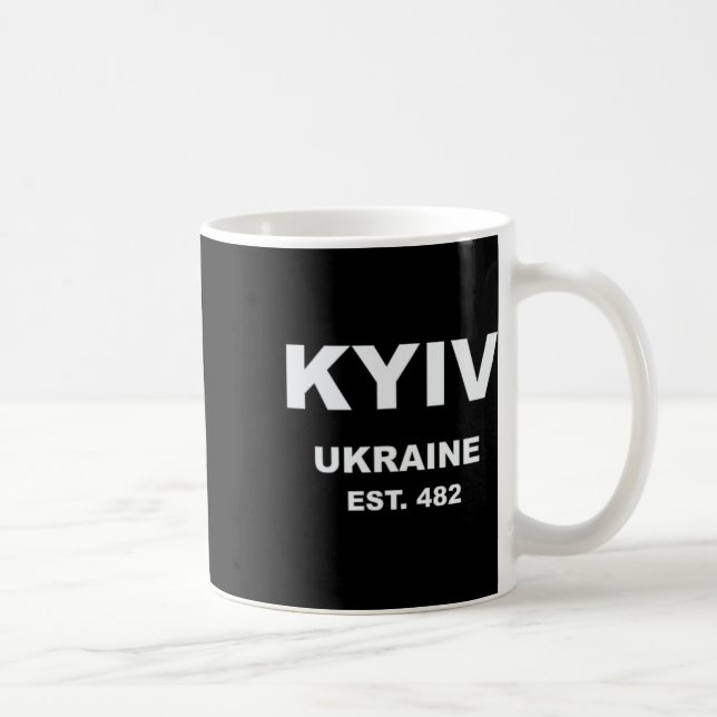 Kiev Ukraina Kaffemugg (Höger)