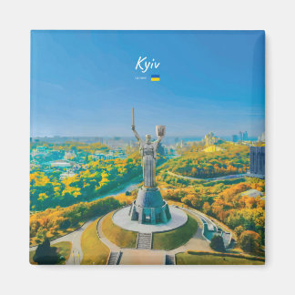 Kiev, Ukraina - Monumentet Moder Ukraina Magnet