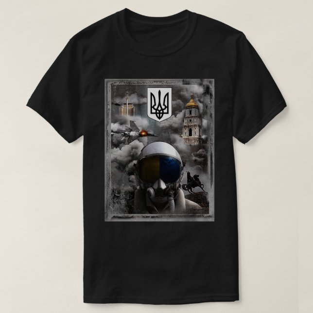 Kievs spöke t shirt (Design framsida)