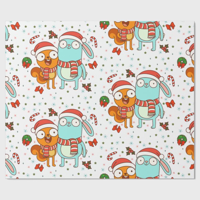 Kiff och Barry Holiday Presentpapper (Platt)