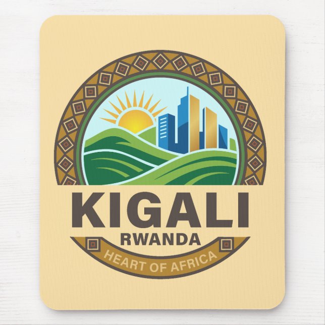 Kigali Rwanda Afrika Musmatta (Framsidan)