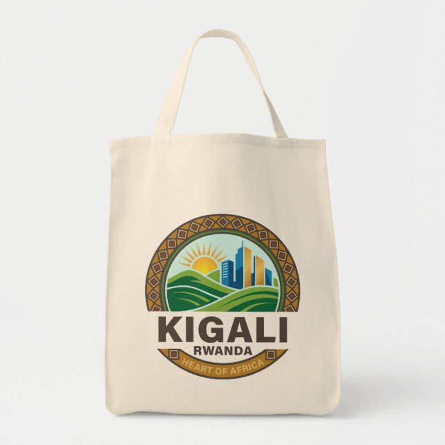 Kigali Rwanda Afrika Tygkasse (Framsidan)