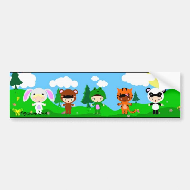 Kigurumi kärlekflickor bildekal (Framsidan)