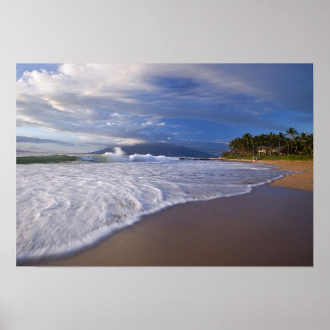 Kihei Beach, Maui, Hawaii, USA Poster (Framsidan)