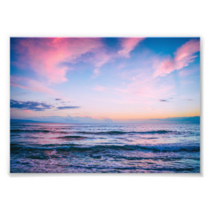 Kihei Sunset, Maui, Hawaii Fotoutskrift Fototryck