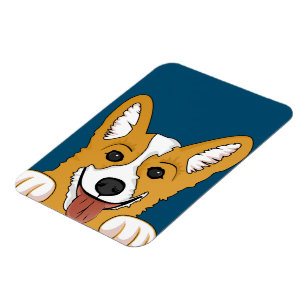 Kika för Corgi Magnet