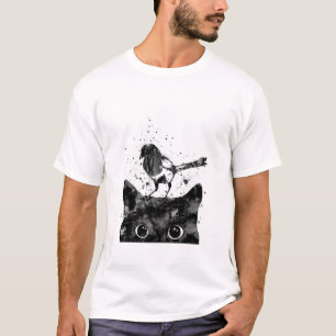 Kika katten och skatan t shirt