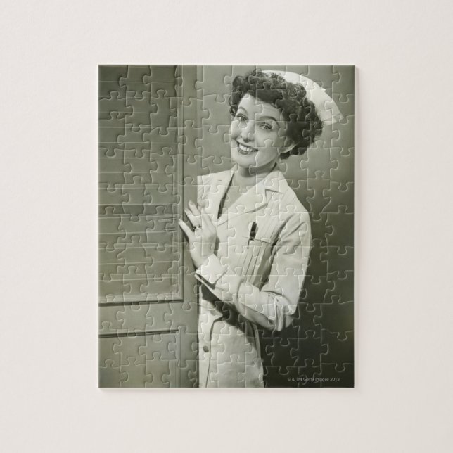 Kika sjuksköterskan pussel (Vertikal)