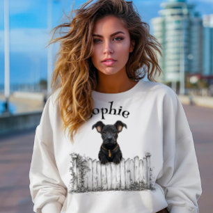 Kikande hund Anpassningsbar T Shirt