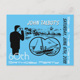 Kikare Segelbåt 60-års födelsedag Spara datumet Meddelande Vykort